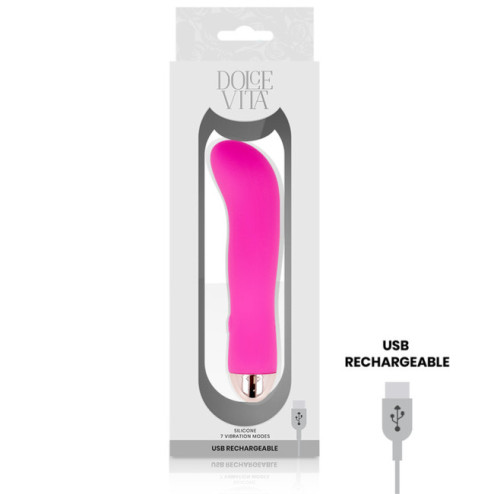 Vibromasseur noir tête plate spécial point G - CR-BOZ015BLK