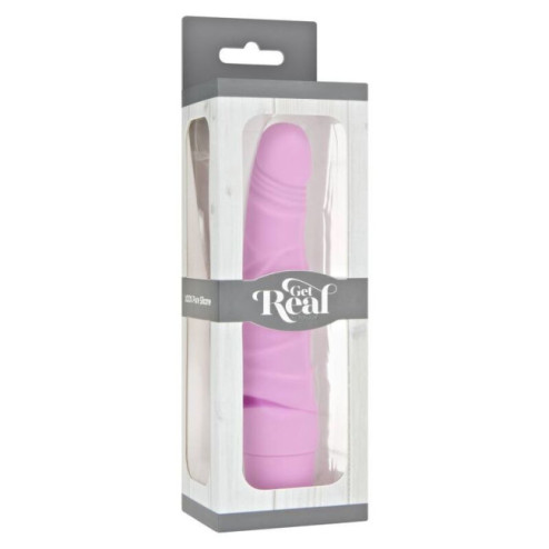 7" Vibrating + Dual Density Silicone Cock with Remote