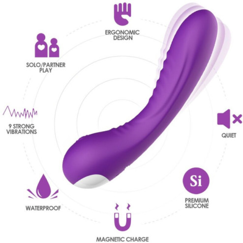 Vibromasseur Dorcel Baby Rabbit 21 cm 2.0 - Noir et Or